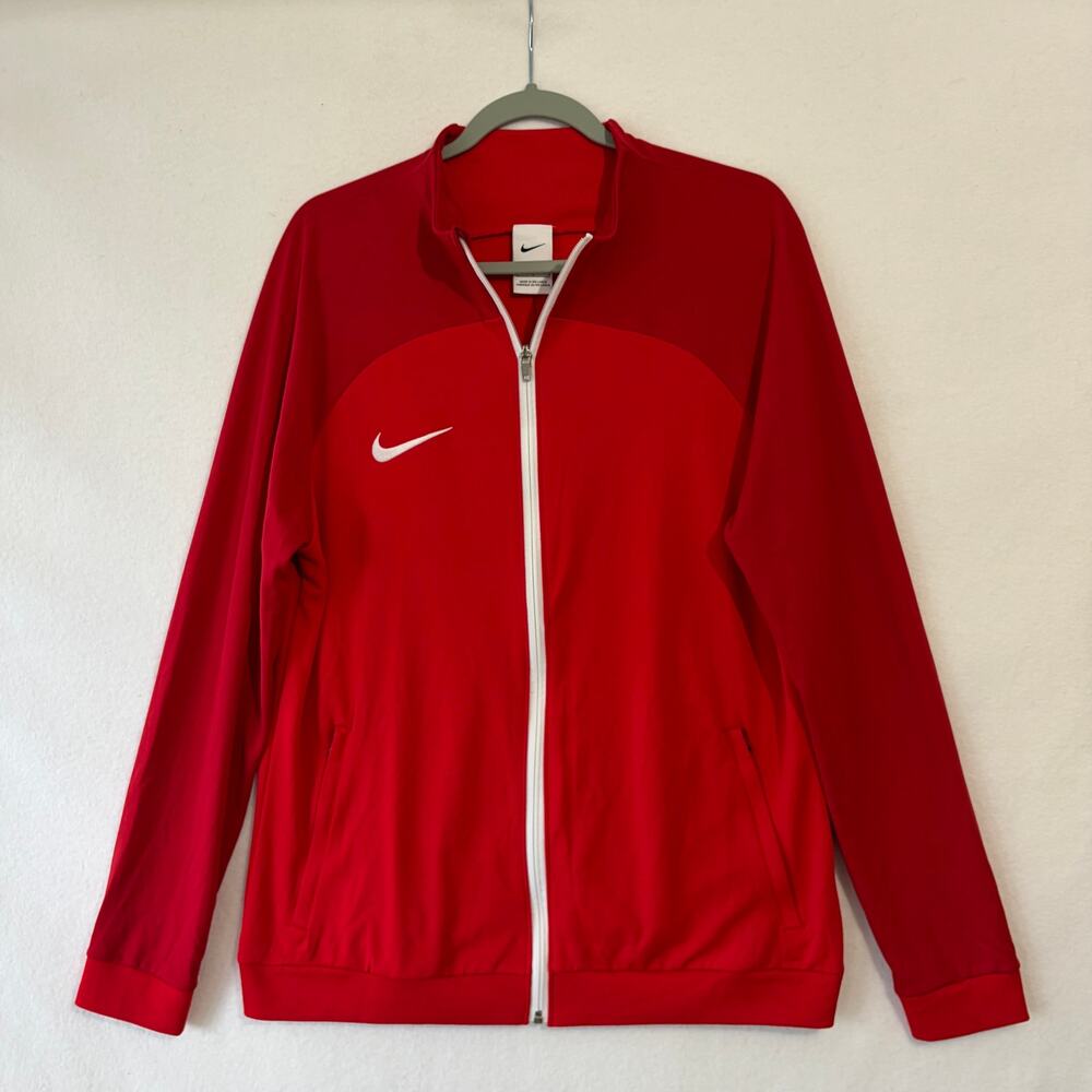 Nike Track Jacket Men’s Large Red Full Zip Soccer Full Zip NWT
